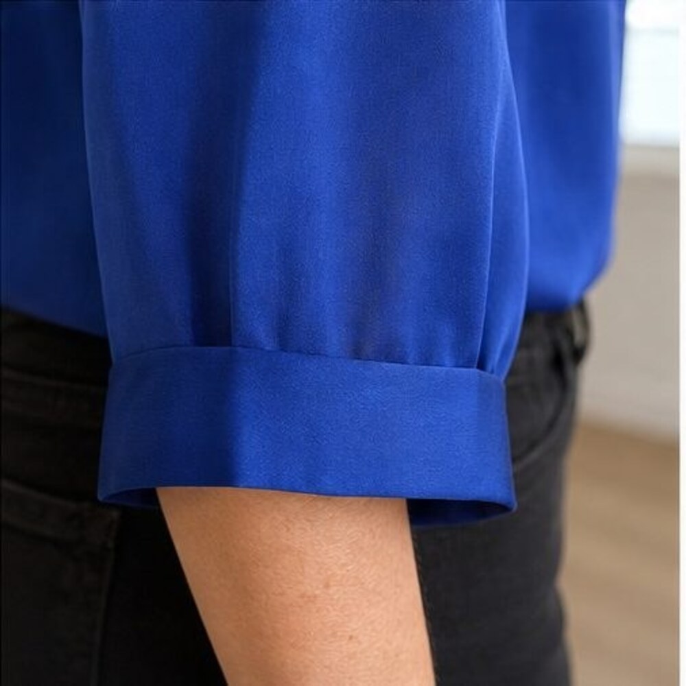 Ivory Ruffle Blouse - Picture 5 of 6